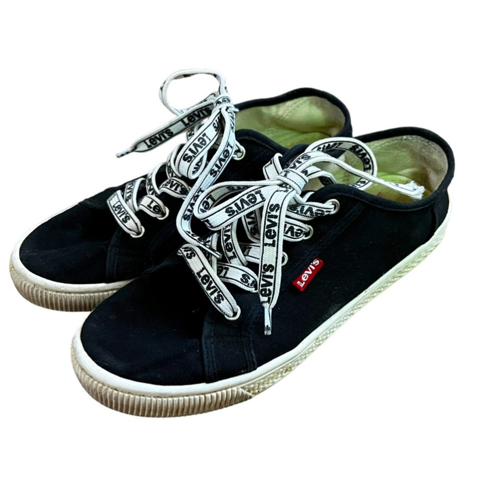 Levi’s Black Canvas Sneakers - Size 6.5